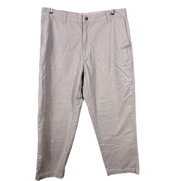 Columbia Sportswear Men's Size 34 Tan Active Outdoor Work Utility Chino Pants - Picture 1 of 11